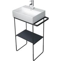 Duravit DuraSquare glazen planchet 42x26.4cm t.b.v. metalen onderstel 003109 en 003110 zwart 99668400