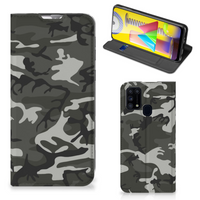 Samsung Galaxy M31 Hoesje met Magneet Army Light