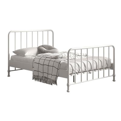 Leen Bakker - Vipack Bed Bronxx - 140x200 Cm - Metaal - Wit - 208x146.5x110 Cm