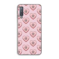 Chicks before dicks: Samsung Galaxy A7 (2018) Transparant Hoesje