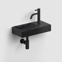 Fonteinset Clou Vale Incl. Toebehoren 7x38 cm Mat Zwart Clou