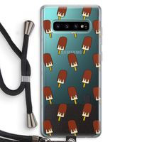 Yummy: Samsung Galaxy S10 Plus Transparant Hoesje met koord