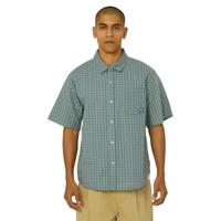 HUF H Star SS Plaid Casual T-shirt Heren L
