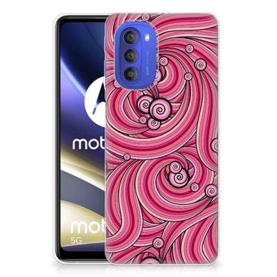Motorola Moto G51 5G | Hoesje maken | Swirl Pink