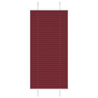 VidaXL Plissé rolgordijn 55x100 cm stofbreedte 54,4 cm bordeauxrood