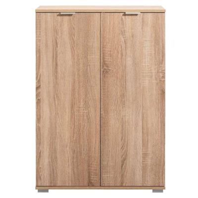 Leen Bakker - Kast Alaska - Eikenkleur - 101x71x35 Cm - Spaanplaat - Bruin