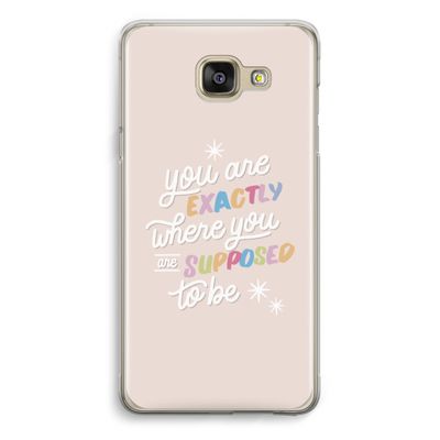 Right Place: Samsung Galaxy A5 (2016) Transparant Hoesje