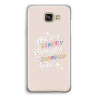 Right Place: Samsung Galaxy A5 (2016) Transparant Hoesje
