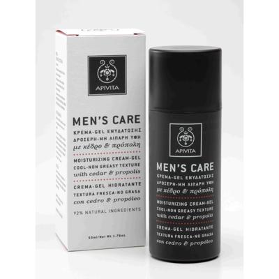 Apivita Men's Care Moisturizing Cream-Gel with Cedar & Propolis 50ml