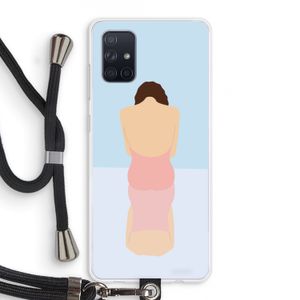 Mirror: Samsung Galaxy A71 Transparant Hoesje met koord
