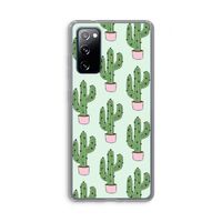 Cactus Lover: Samsung Galaxy S20 FE / S20 FE 5G Transparant Hoesje