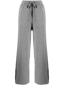 b+ab pantalon de jogging en maille nervurée - Bleu