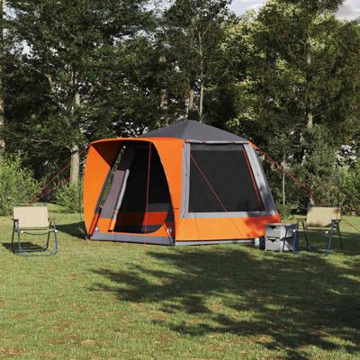 Tent Grijs en oranje Large Polyester