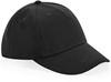 Beechfield CB63NB Junior Organic Cotton 5 Panel Cap - Black - One Size