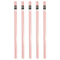 Inpakpapier - 5x - rollen - hartjes print - 200 x 70 cm - Valentijnsdag - cadeaupapier