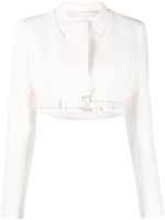 Coperni veste courte à taille ceinturée - Blanc