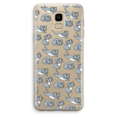 Poezen: Samsung Galaxy J6 (2018) Transparant Hoesje