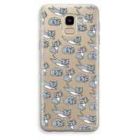 Poezen: Samsung Galaxy J6 (2018) Transparant Hoesje