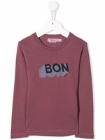 Bonpoint t-shirt à logo imprimé - Rose