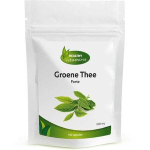 Groene thee Forte | EGCG extract | 100 vegan capsules | Vitaminesperpost.nl