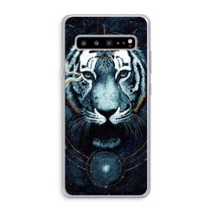 Darkness Tiger: Samsung Galaxy S10 5G Transparant Hoesje