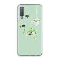 Hang In There: Samsung Galaxy A7 (2018) Transparant Hoesje