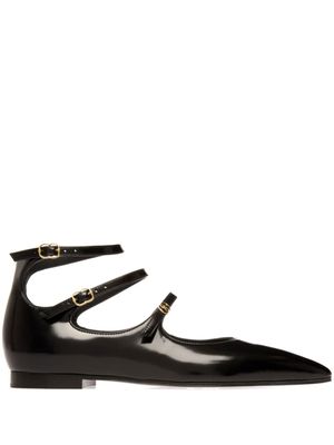Bally ballerines Marilou à fini verni - Noir