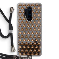 Poop emoji: OnePlus 8 Pro Transparant Hoesje met koord
