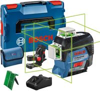 Bosch Blauw GLL 3-80 CG Kruislijnlaser met groene laserlijnen + BM1 houder in L-boxx - 0601063T00