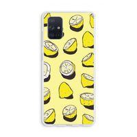 When Life Gives You Lemons...: Galaxy A71 Transparant Hoesje