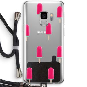 Waterijsje: Samsung Galaxy S9 Transparant Hoesje met koord