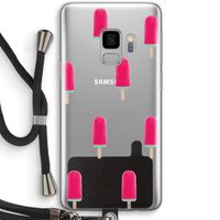 Waterijsje: Samsung Galaxy S9 Transparant Hoesje met koord
