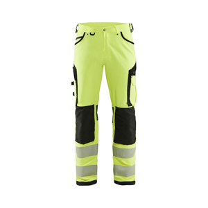 Blåkläder High-Vis werkbroek met 4-weg stretch zonder spijkerzakken 11971642 | High Vis Geel/Zwart | Maat 60 - 7330509840580