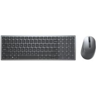 Dell KM7120W Azerty BE RF & BT Draadloos Desktopset - Grijs, Zwart