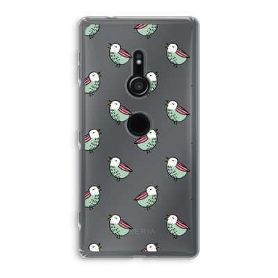 Vogeltjes: Sony Xperia XZ2 Transparant Hoesje