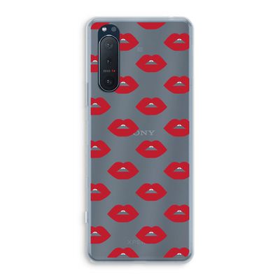 Lips: Sony Xperia 5 II Transparant Hoesje