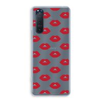 Lips: Sony Xperia 5 II Transparant Hoesje
