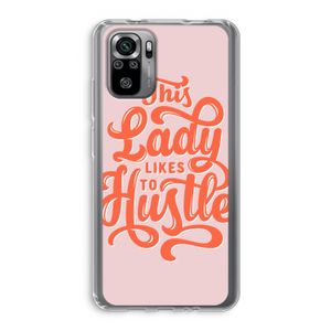 Hustle Lady: Xiaomi Redmi Note 10S Transparant Hoesje