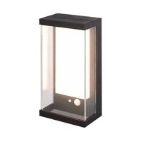 V-TAC VT-1193-B wandlamp op zonne-energie - IP54 - Zwarte behuizing - 95 Lumen - 3000K