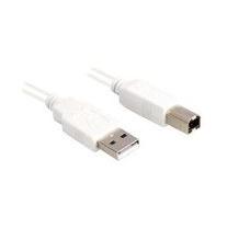 Sharkoon 2m, USB2.0-A/USB2.0-B USB-kabel USB A USB B Wit