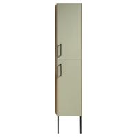 Differnz Legs hoge kast links en rechts, FSC® | groen | 35 x 30 x 160 cm