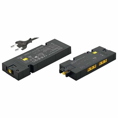 LED voeding trafo 12V 40W met 6 voudige verdeler Loox inclusief snoer. dimbaar of schakelbaar