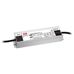 Mean Well HLG-240H-24 LED-driver, LED-transformator Constante spanning, Constante stroomsterkte 240 W 10 A 24 V/DC PFC-schakeling, Overbelastingsbescherming 1