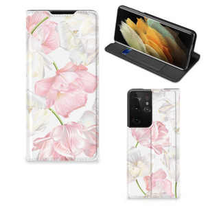 Samsung Galaxy S21 Ultra Smart Cover Lovely Flowers