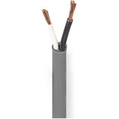 Flexibele Luidsprekerkabel | 2x 2,5 mm² | 100 m | Rol | Grijs