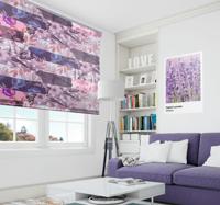 Rolgordijnen bloemen en planten lavendel