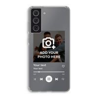Music Player: Samsung Galaxy S21 FE Transparant Hoesje