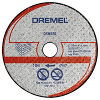 Dremel DSM20 snijschijf voor metselwerk (DSM520) - 2615S520JB