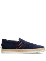 Tod's mocassins Gommino en daim - Bleu - thumbnail