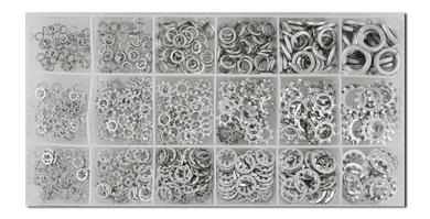 Assortiment tand en sluitringen 720 stuks 4822327